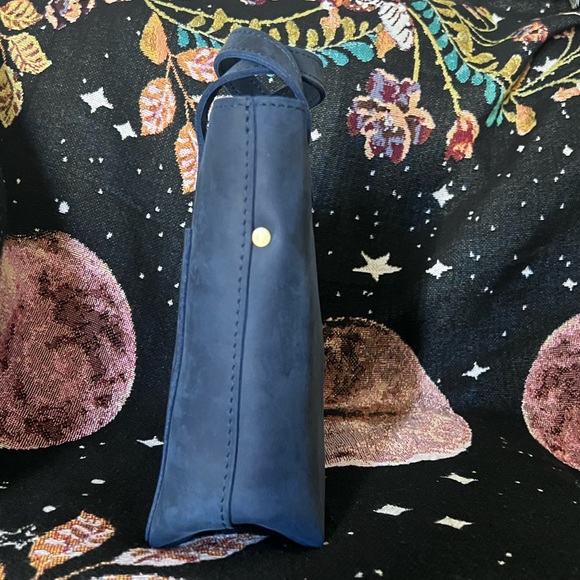 SOLD Portland Leather Goods DEEP WATER mini zip crossbody tote - Picture 3 of 8